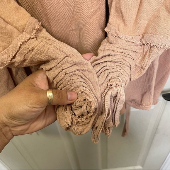 Free People Get Yer Gauze Cardigan Sz M - Picture 6 of 15